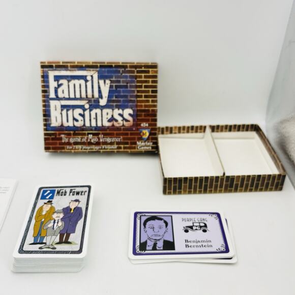 Original Family Business Mob Vengeance Gangster Card Game Mayfair Complete - Picture 11 of 16
